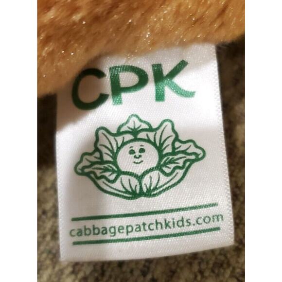 2015 Orange White Cabbage Patch Kids Adoptimals Cat Green Eyes No Paper Tag - Picture 11 of 12